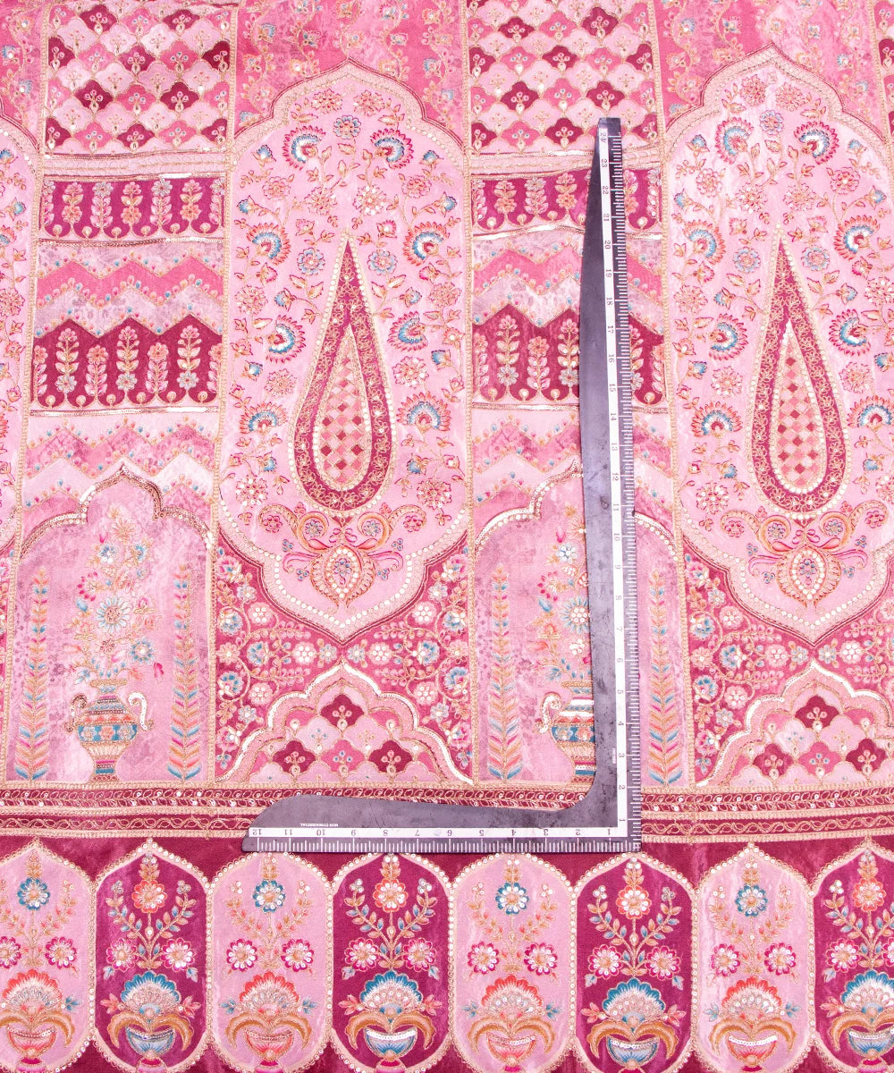 Embroidery Chinon Fabric