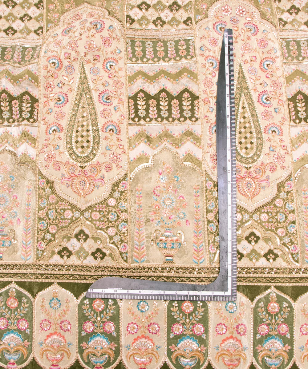 Embroidery Chinon Fabric