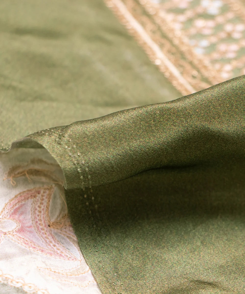 Embroidery Chinon Fabric