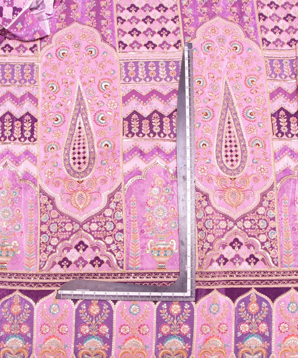 Embroidery Chinon Fabric