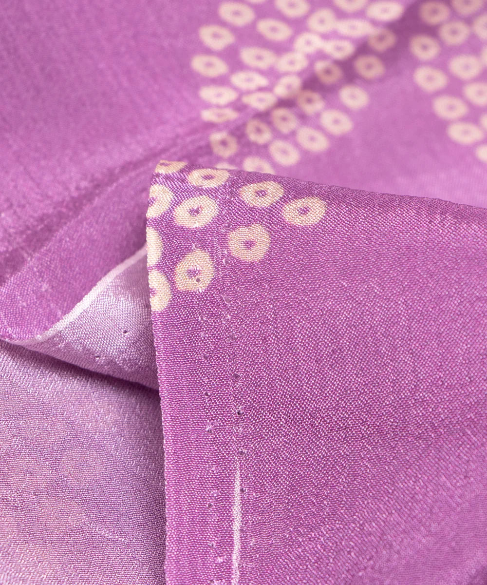 Grey Floral Printed Chinon Silk Fabric