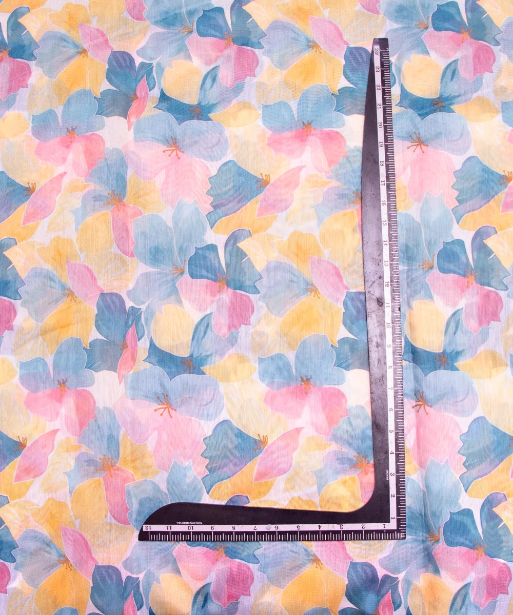 Printed Chanderi Fabric