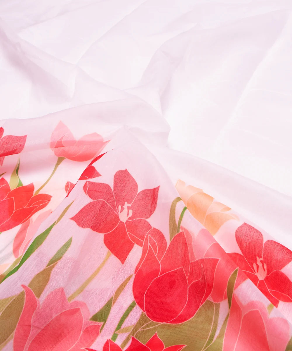 Printed Chanderi Fabric