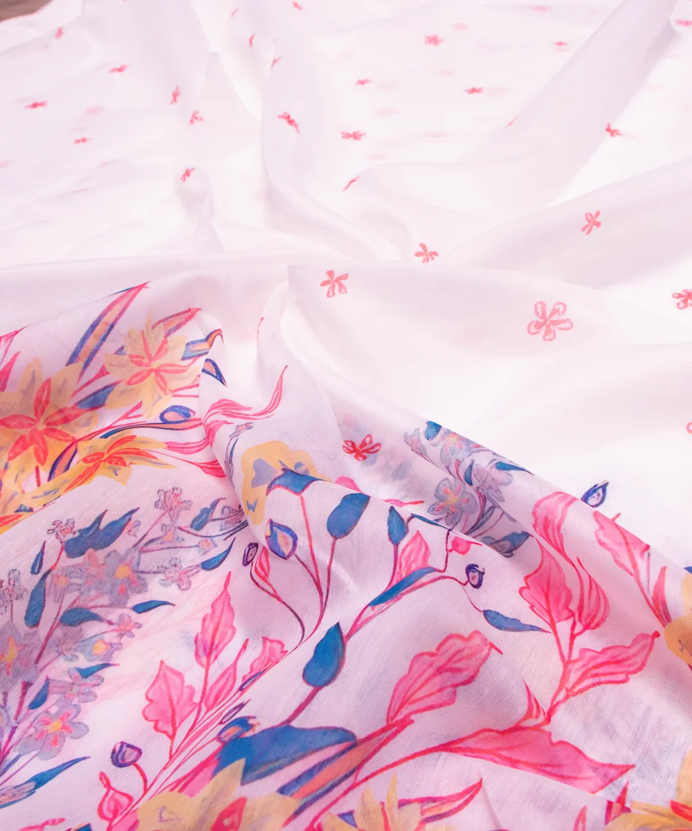 Printed Chanderi Fabric