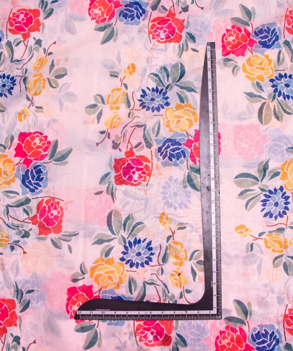 Printed Chanderi Fabric