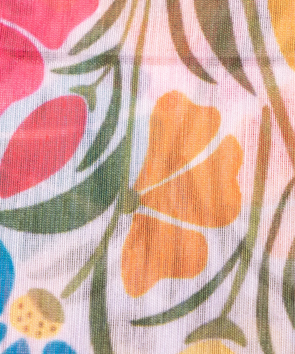 Printed Chanderi Fabric