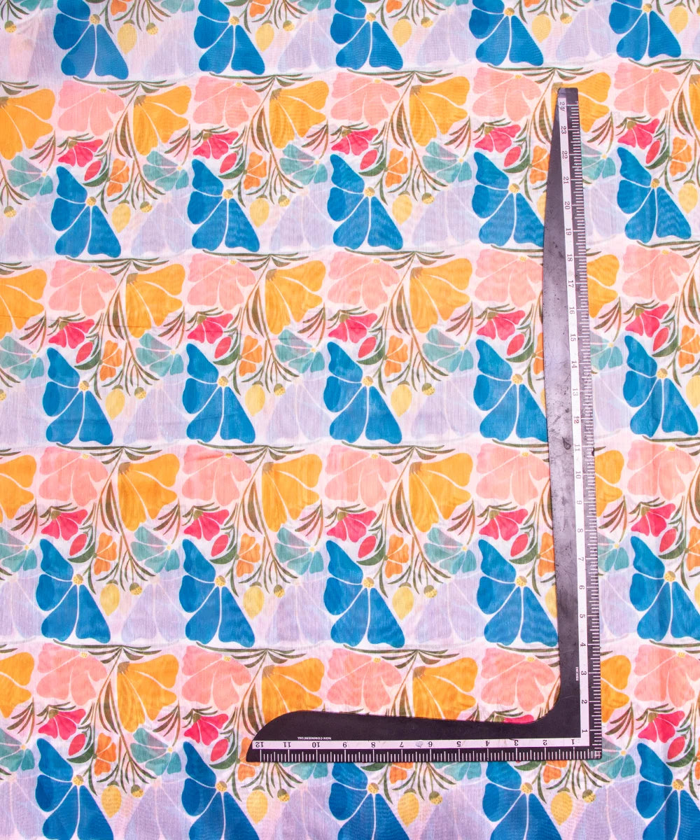 Printed Chanderi Fabric