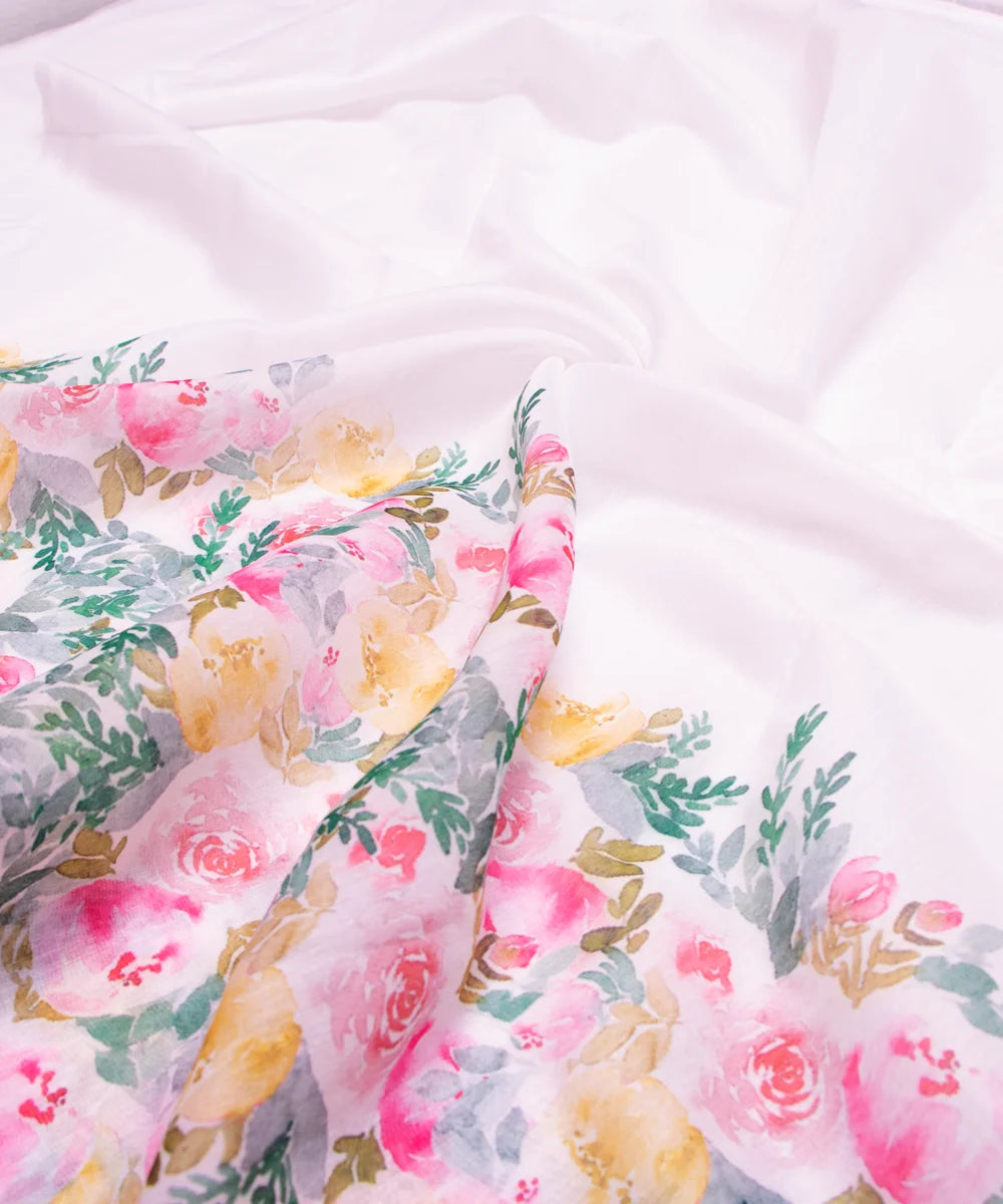 Printed Chanderi Fabric