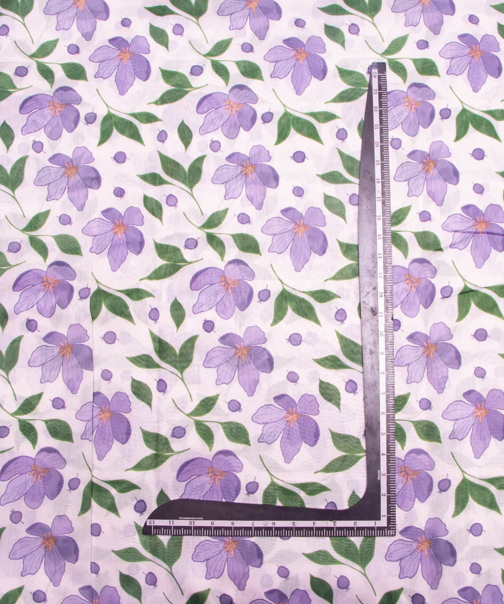 Printed Chanderi Fabric