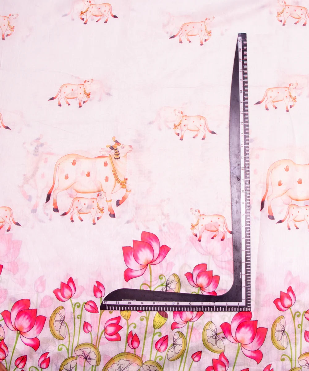Printed Chanderi Fabric