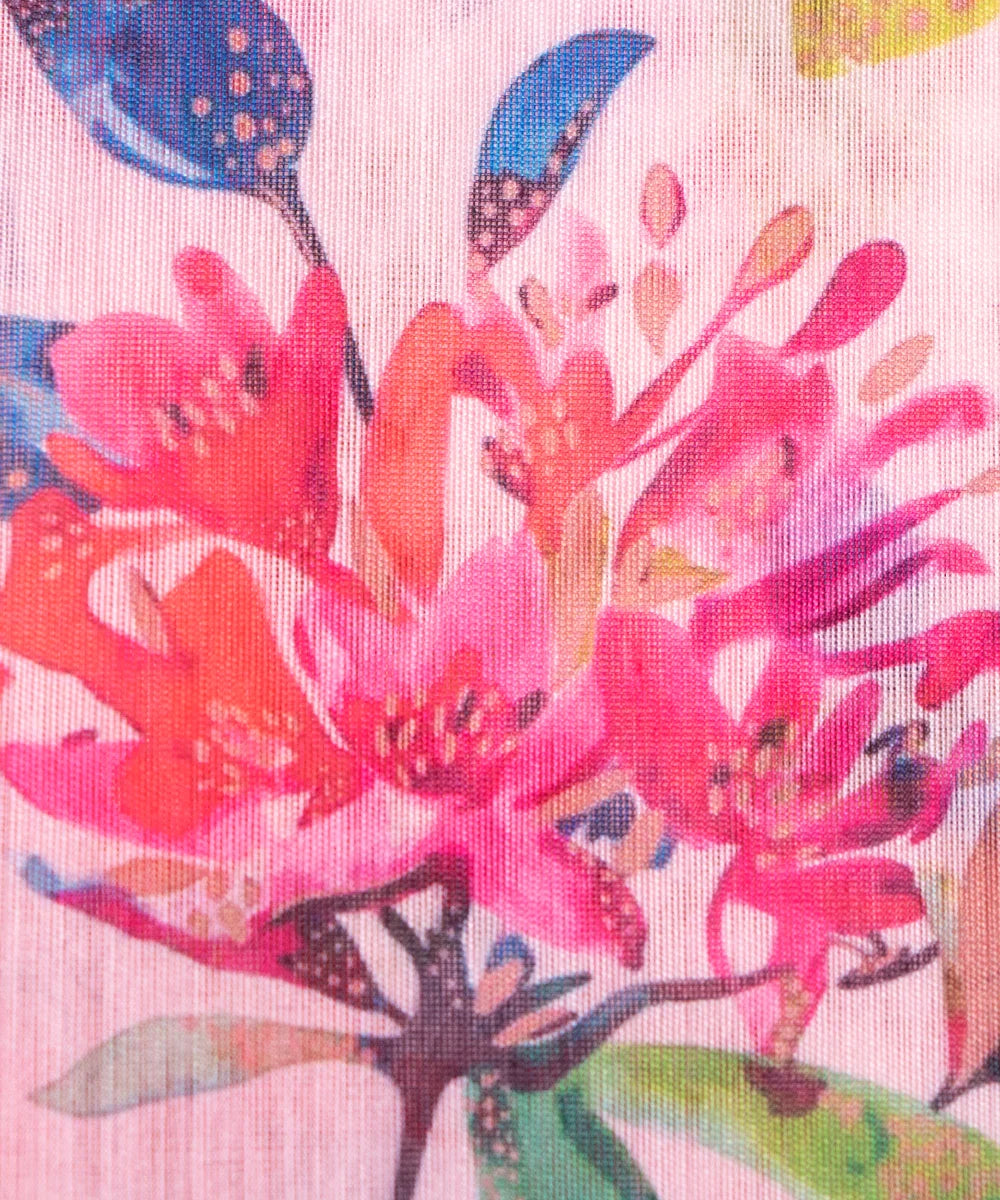 Printed Chanderi Fabric