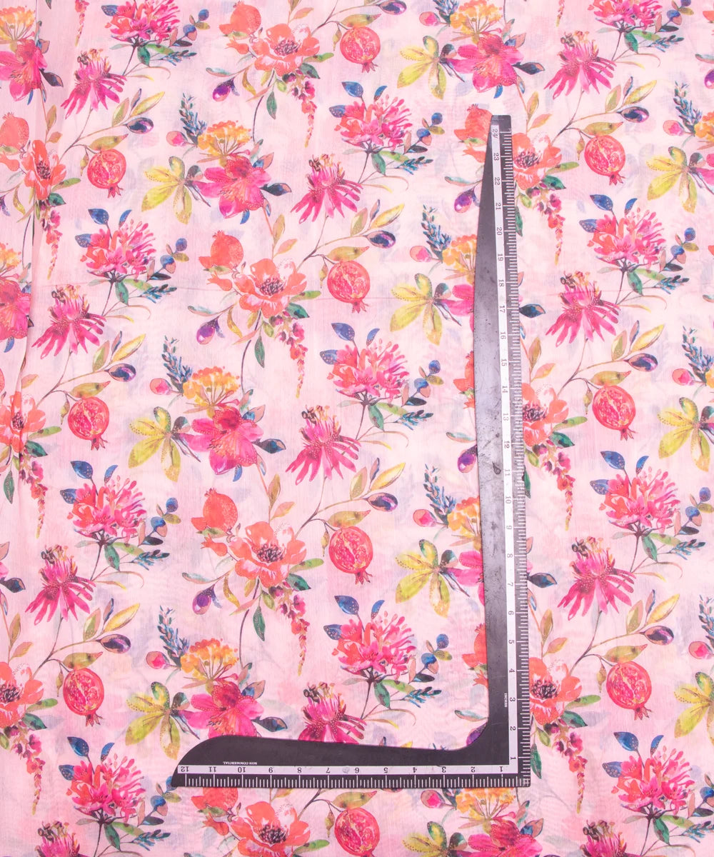 Printed Chanderi Fabric