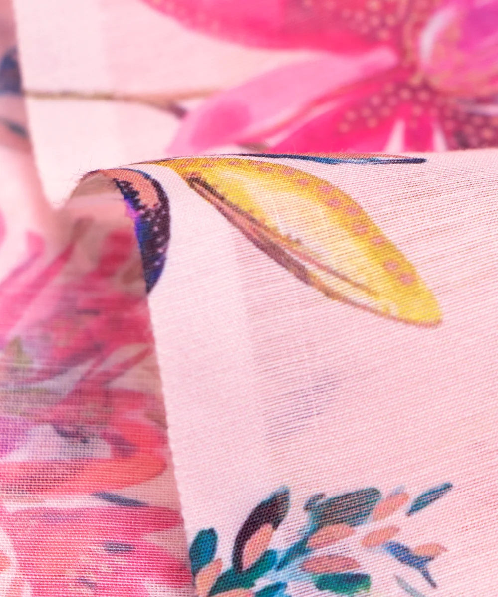 Printed Chanderi Fabric