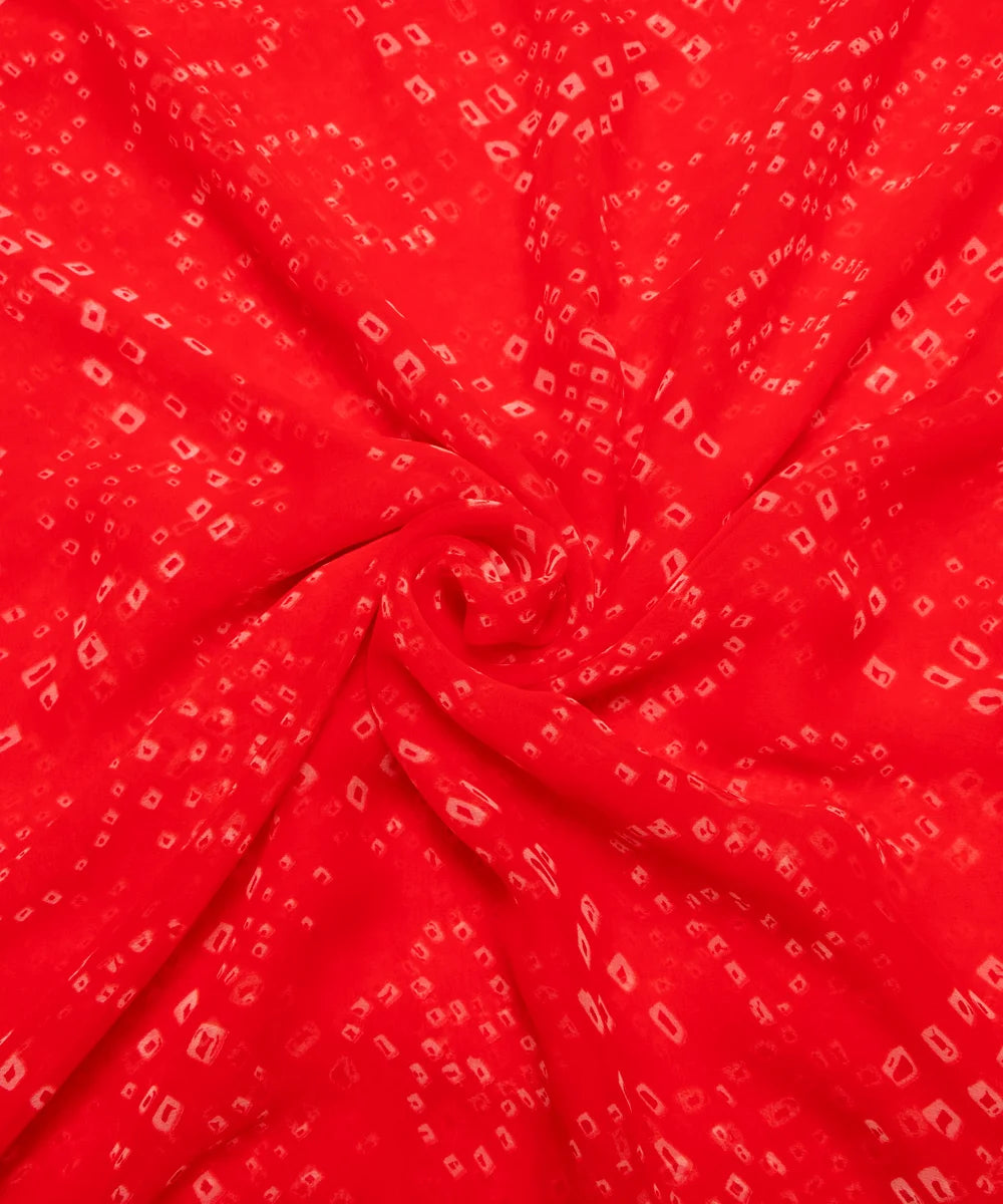Bandhani Print Georgette Fabric