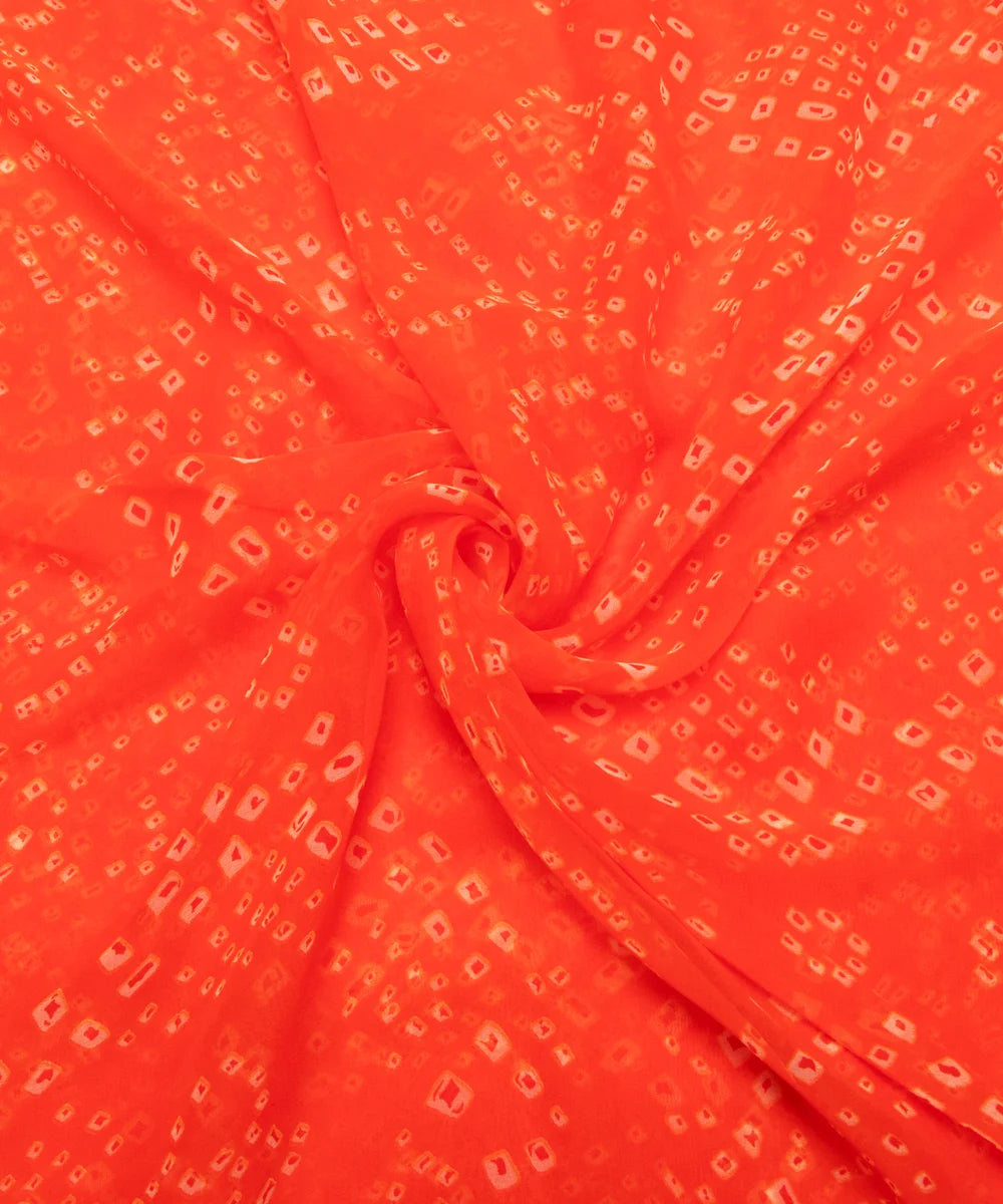 Bandhani Print Georgette Fabric