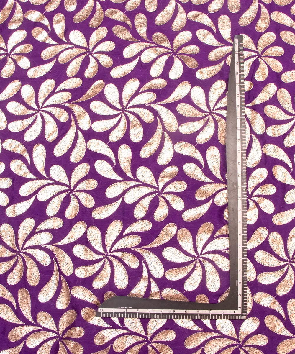 Buy Embroidery Chinon Fabric