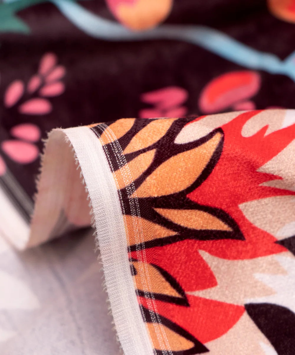 Printed Velvet Fabric Online