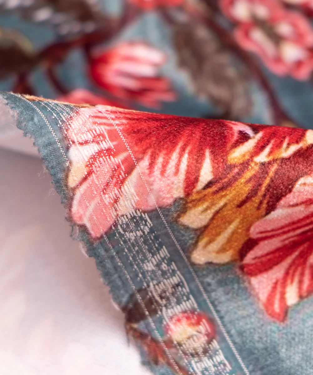 Printed Velvet Fabric Online