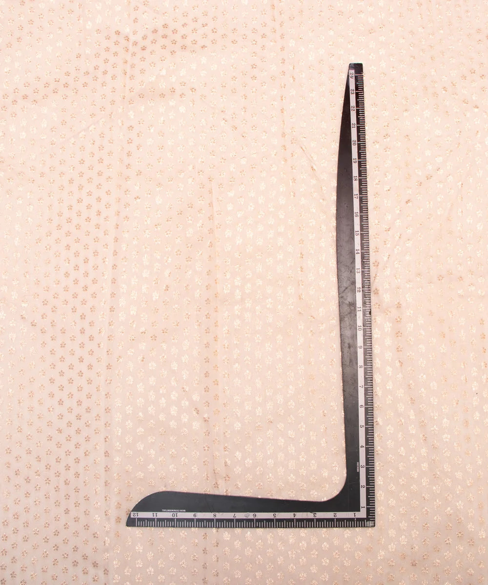 Dyeable Chanderi Jacquard Fabric