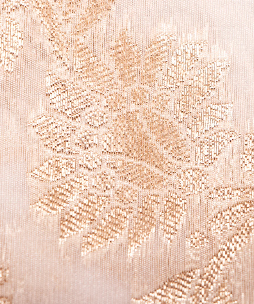 Dyeable Chanderi Jacquard Fabric