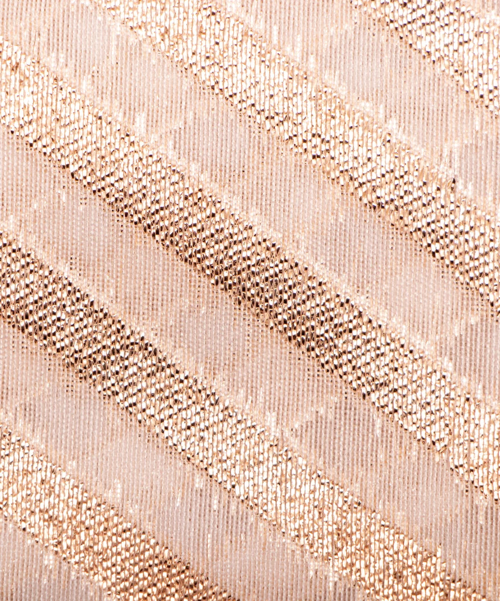 Dyeable Chanderi Jacquard Material