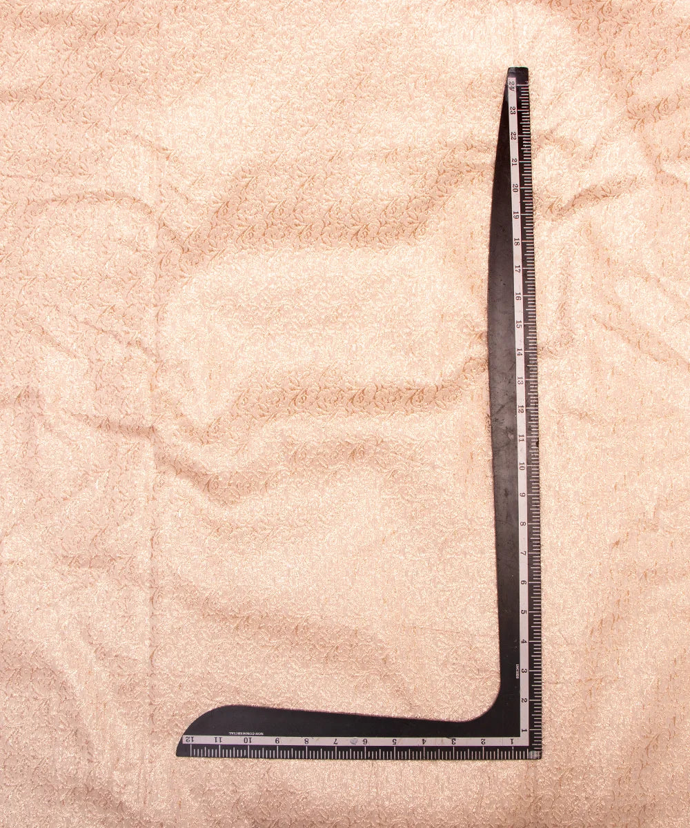 Dyeable Chanderi Jacquard Material