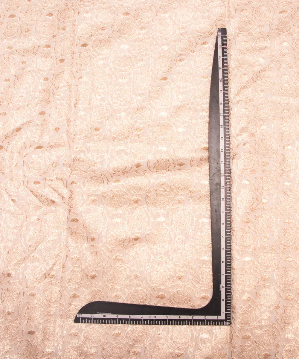 Dyeable Chanderi Jacquard Material