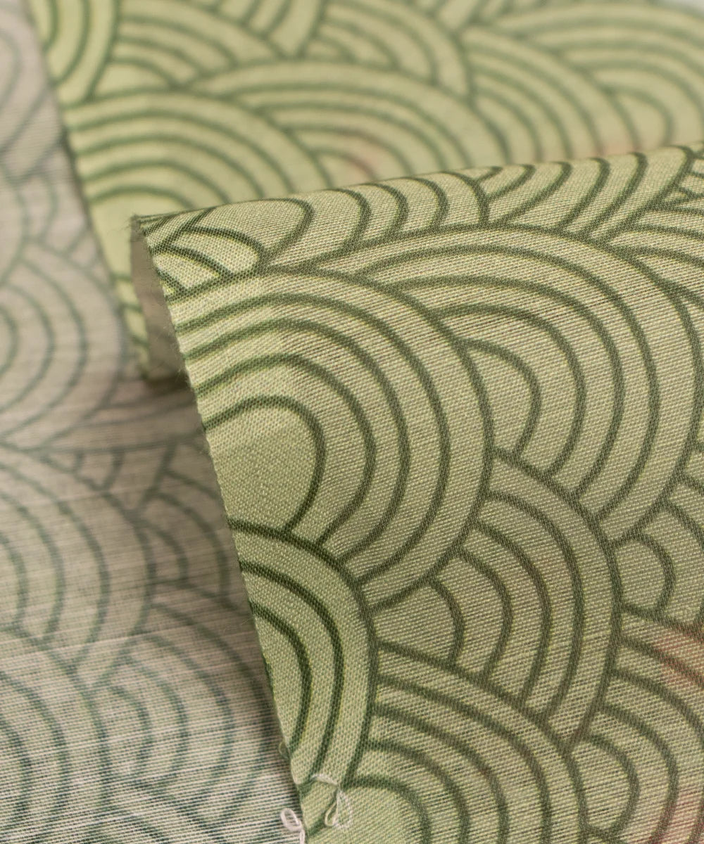 Printed Chanderi Silk Fabric Online