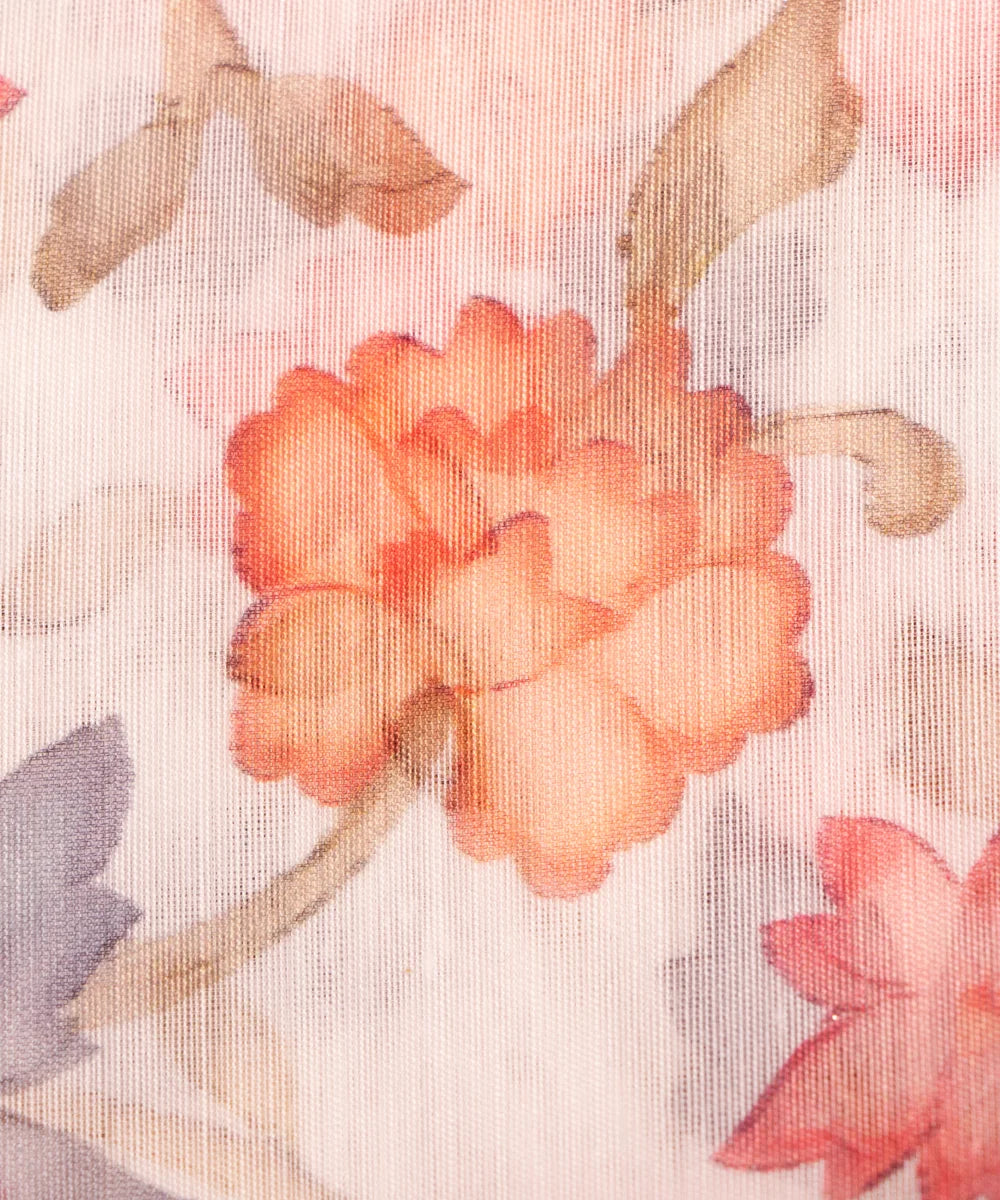 Printed Chanderi Silk Fabric Online