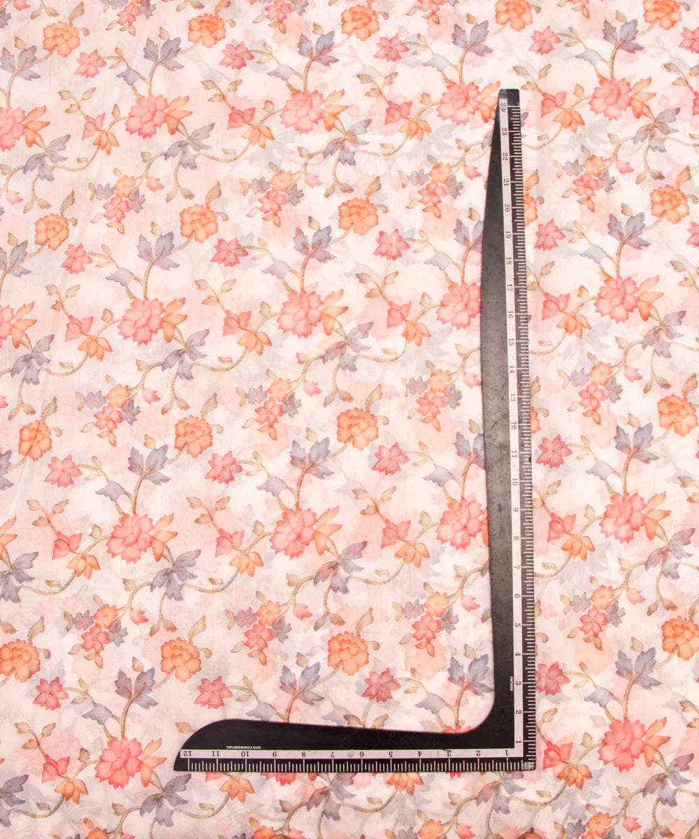 Printed Chanderi Silk Fabric Online
