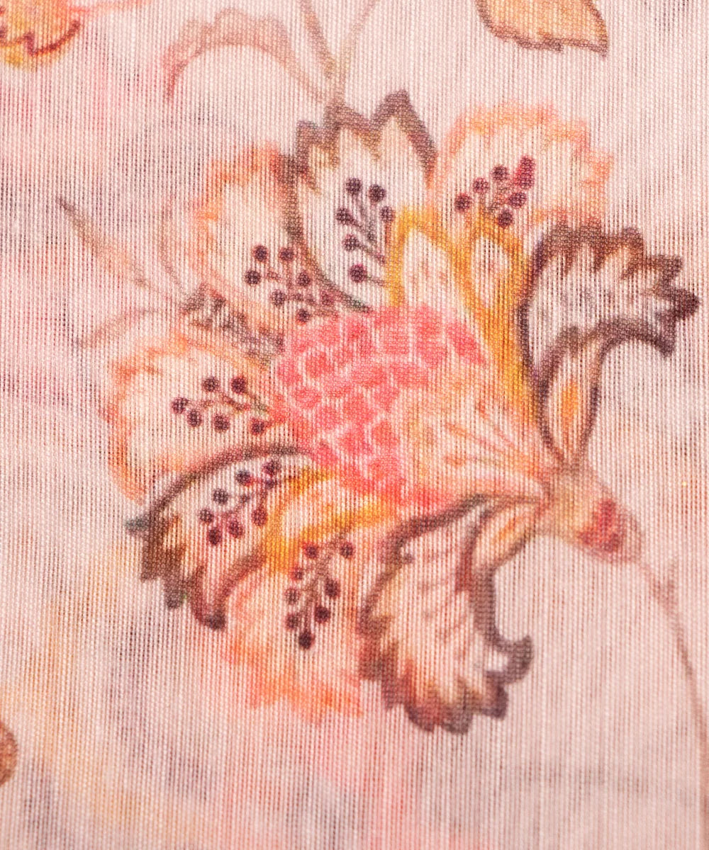 Printed Chanderi Silk Fabric Online