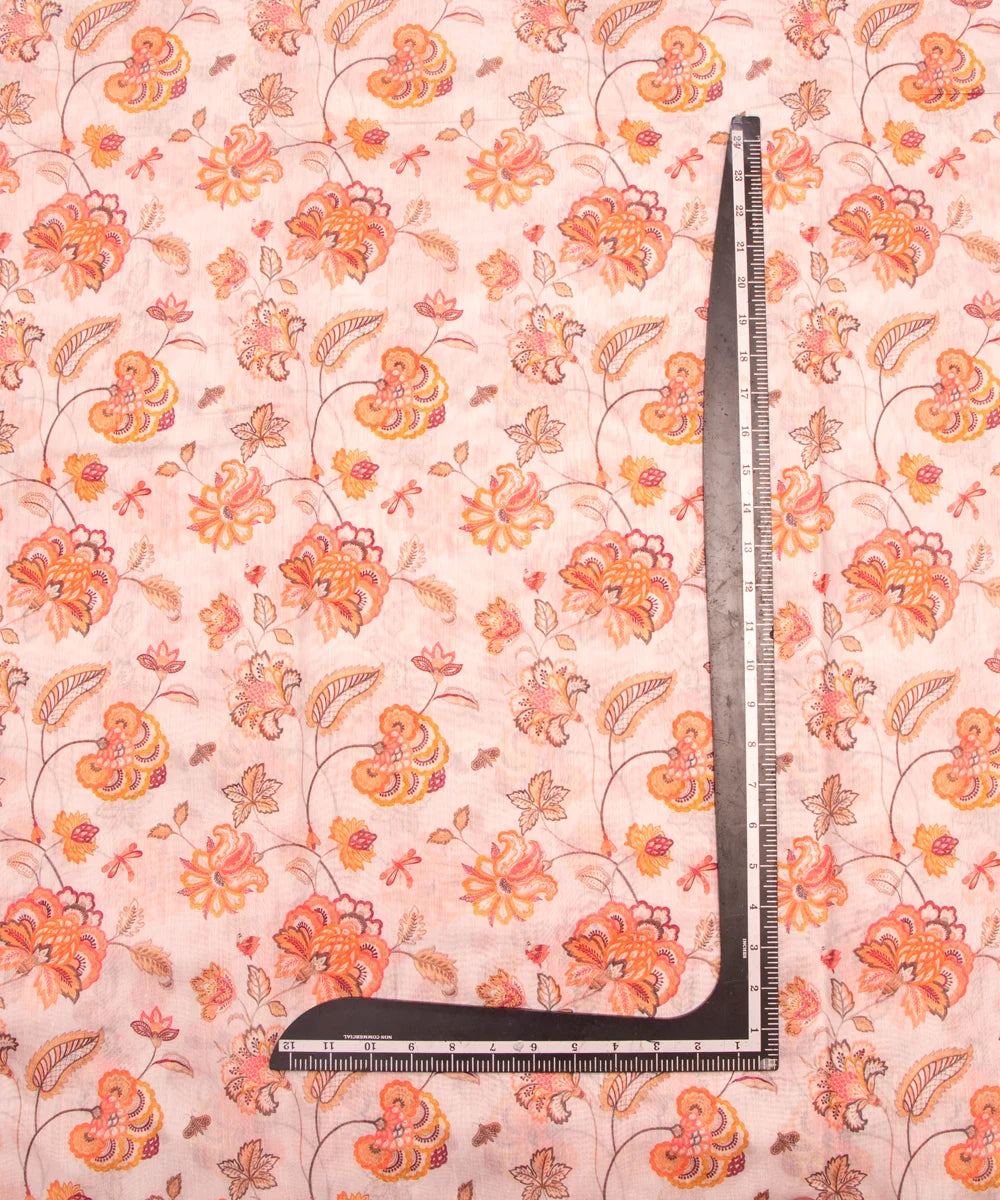 Printed Chanderi Silk Fabric Online