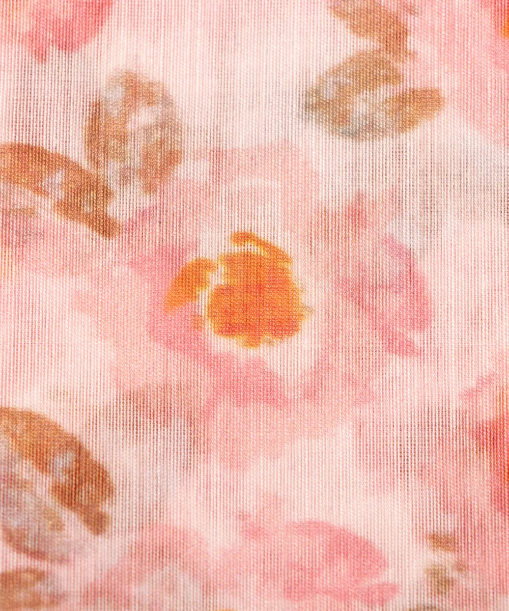 Printed Chanderi Fabric For Saree