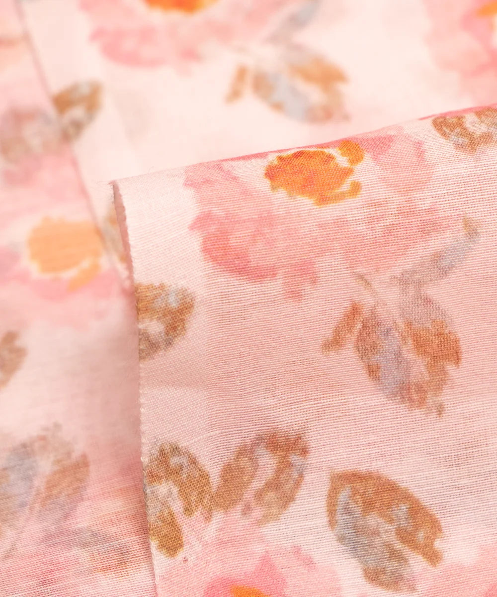 Printed Chanderi Fabric For Saree