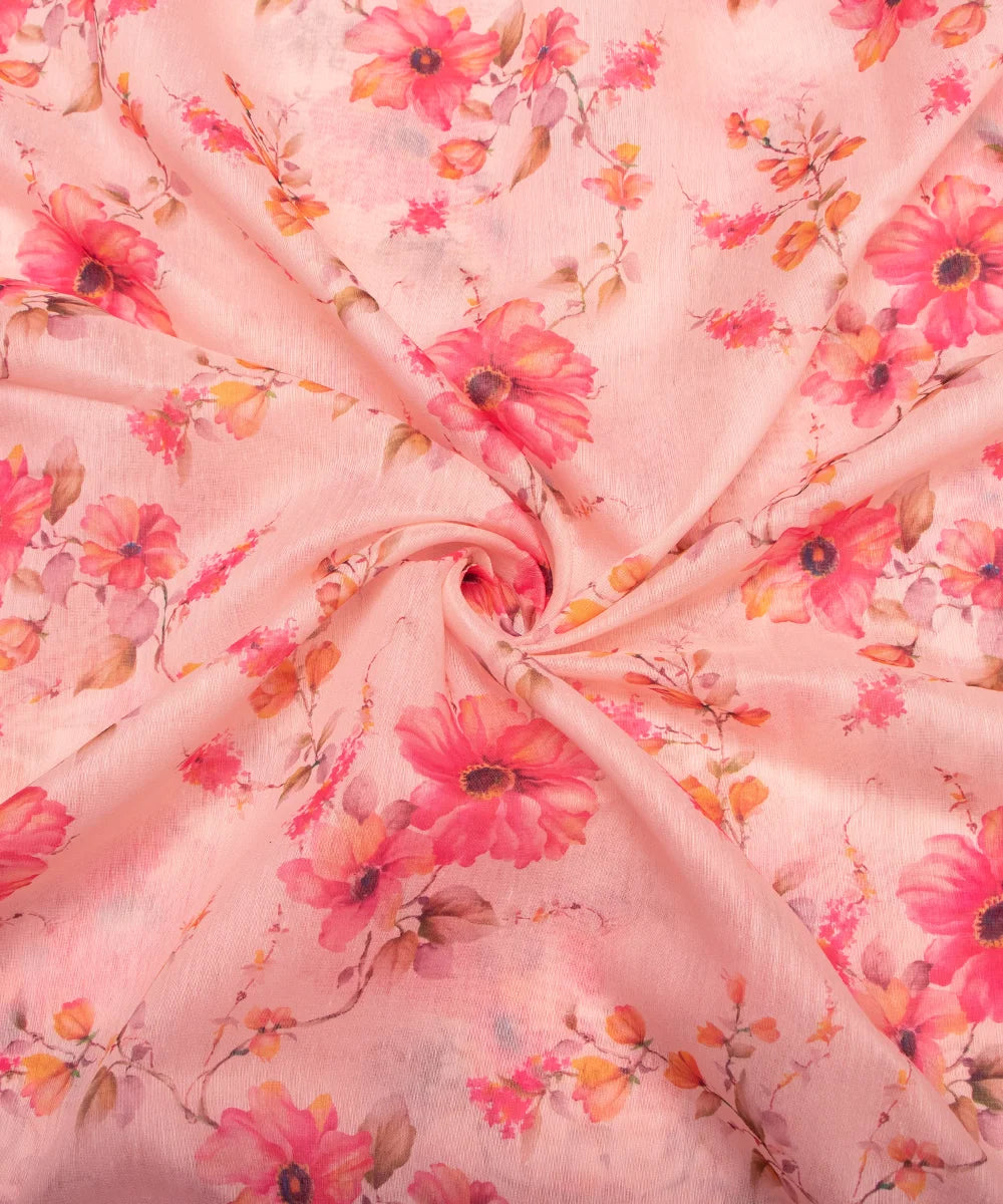 Chanderi Silk Fabric Suit Material