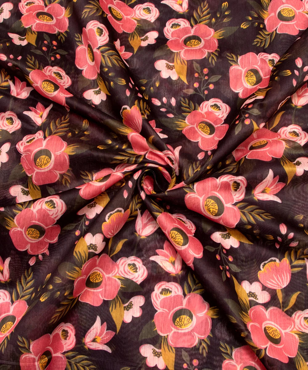 Chanderi Silk Fabric Suit Material