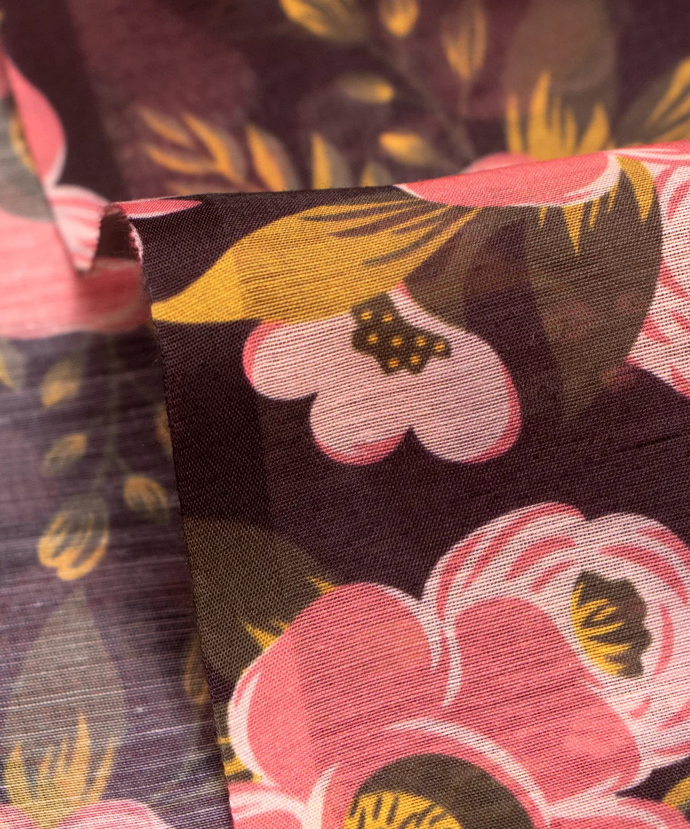 Chanderi Silk Fabric Suit Material