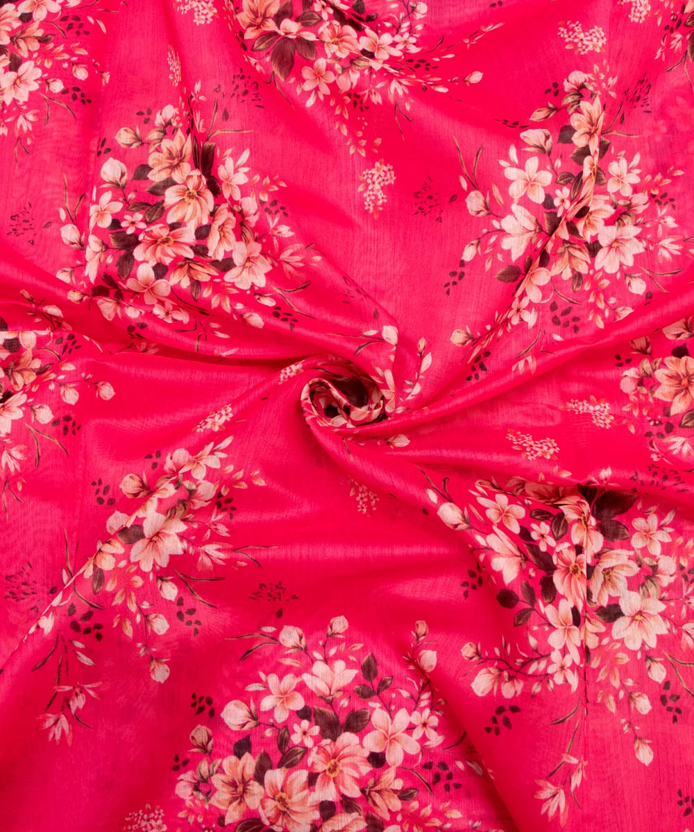 Chanderi Silk Fabric Suit Material