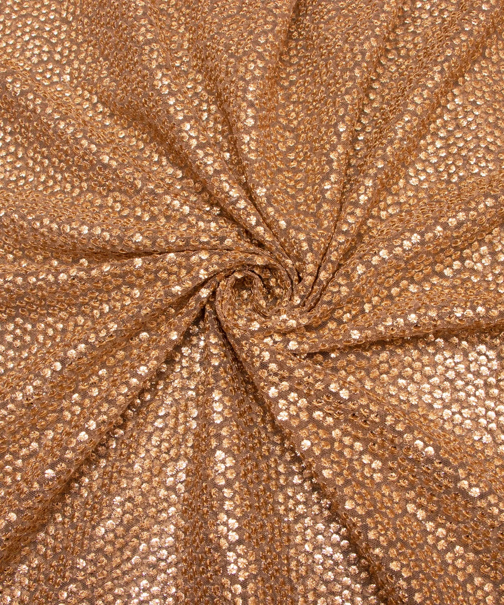 Net Embroidery Fabric For Lehenga