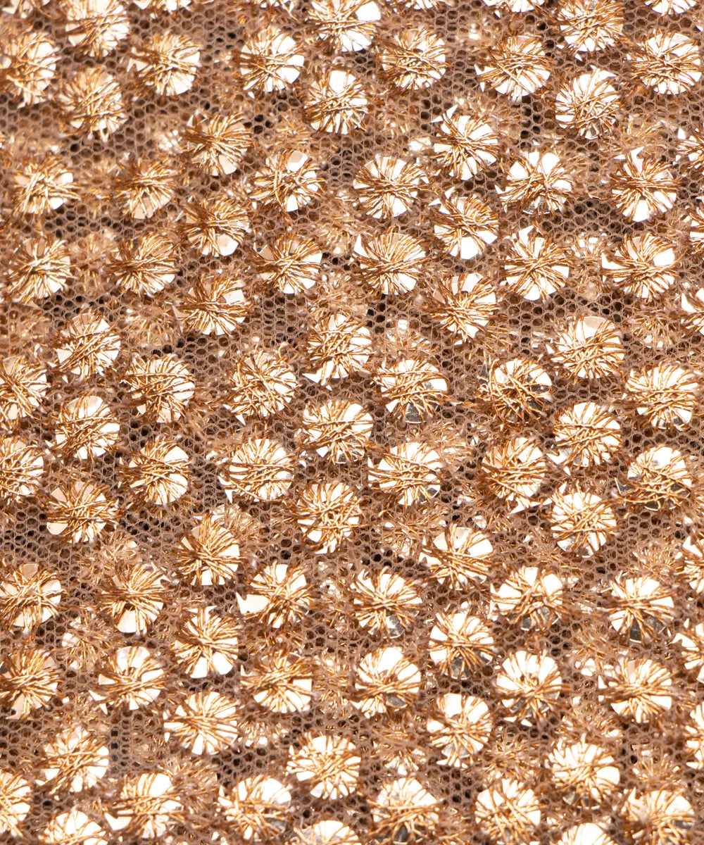 Net Embroidery Fabric For Lehenga