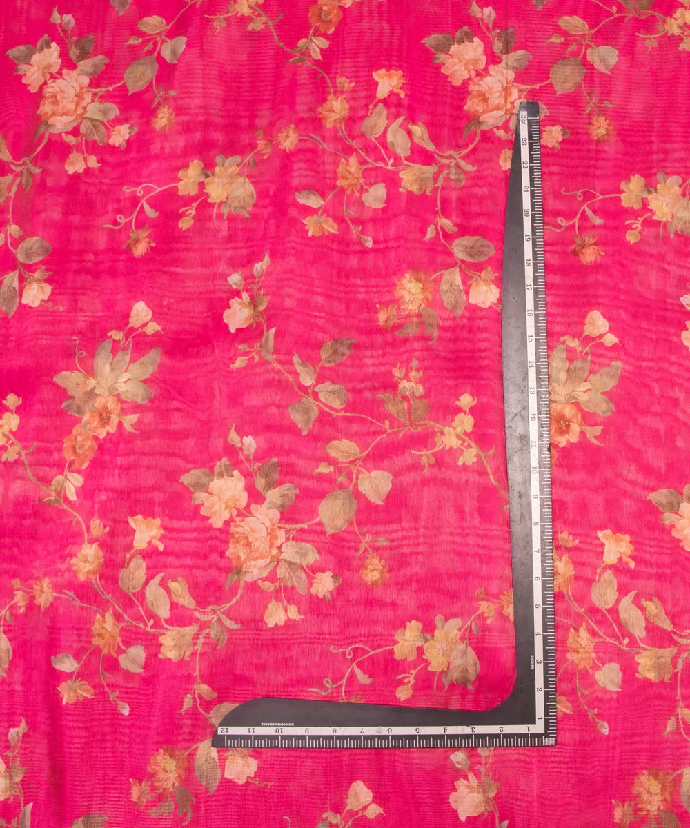 Buy Printed Tissue Silk Fabric