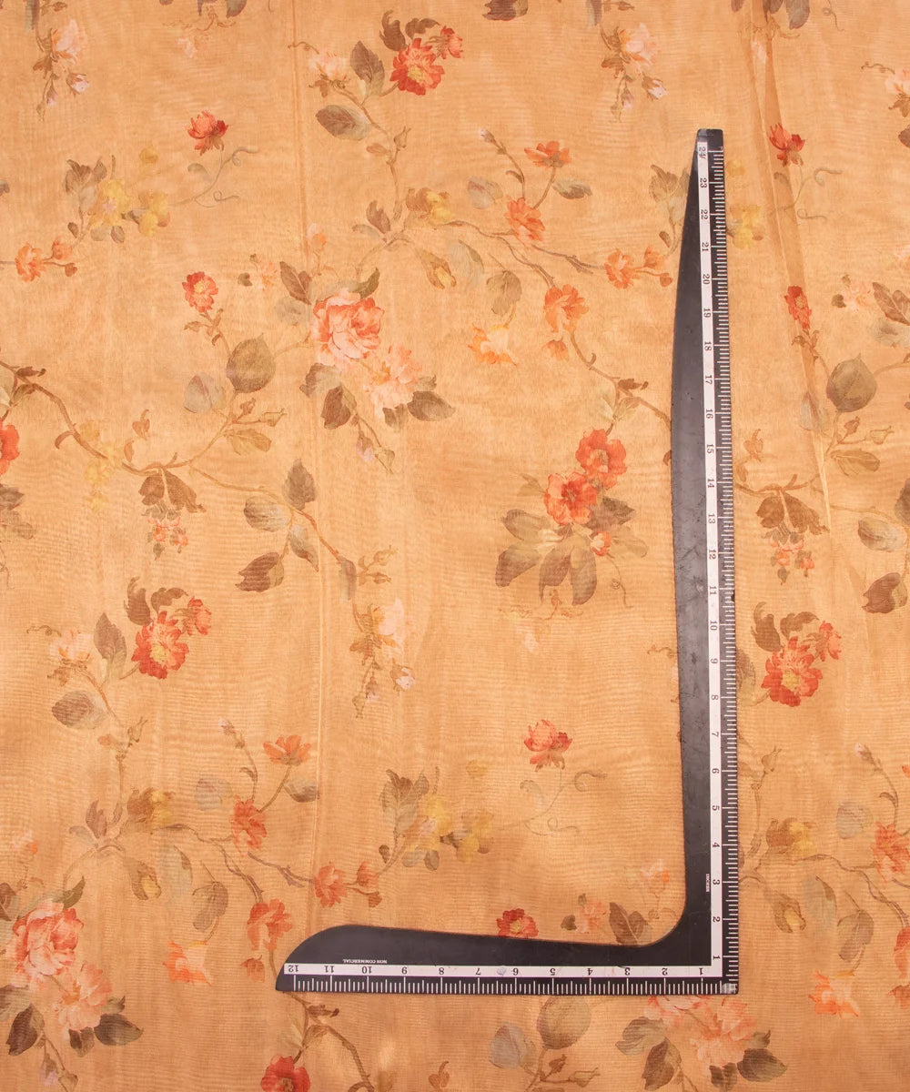 Buy Printed Tissue Silk Fabric