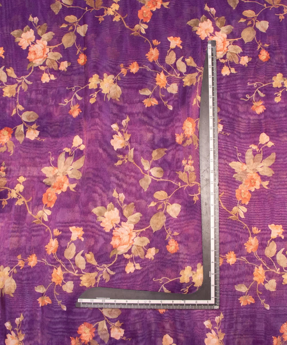 Buy Printed Tissue Silk Fabric