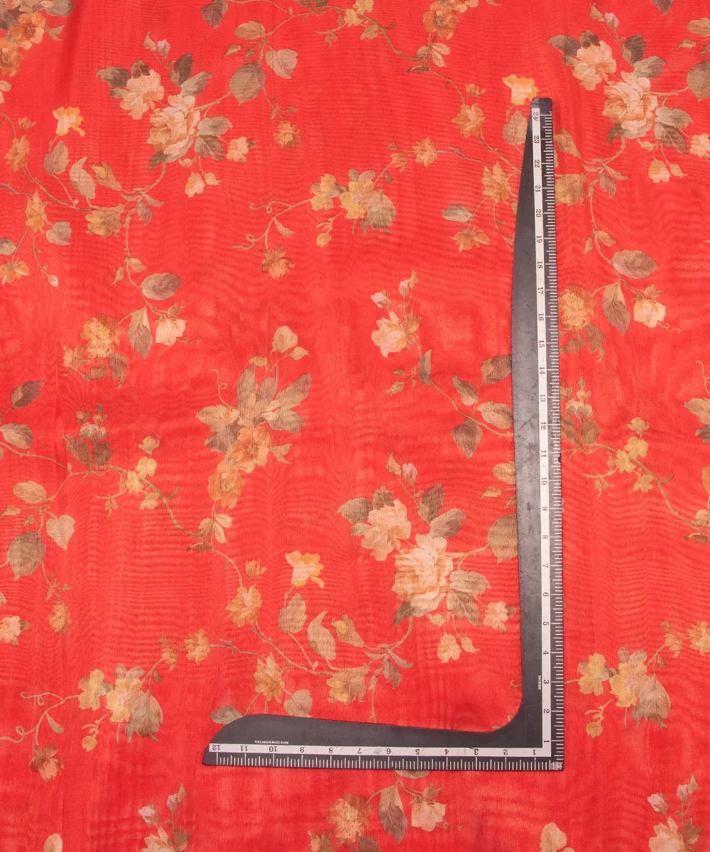 Buy Printed Tissue Silk Fabric