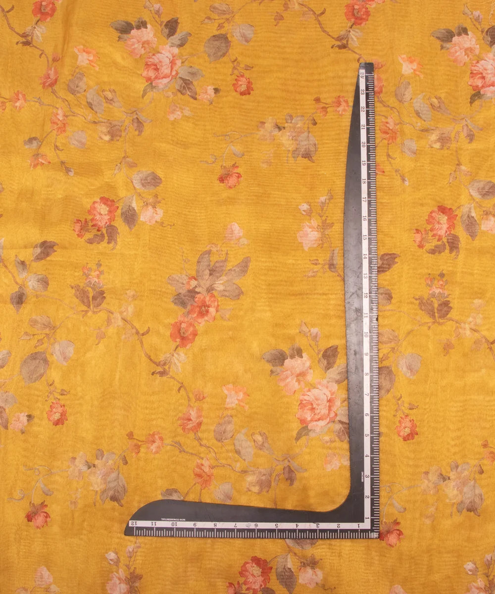 Buy Printed Tissue Silk Fabric