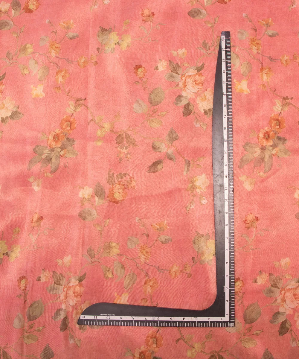 Buy Printed Tissue Silk Fabric