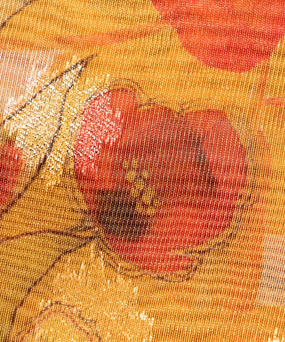 Buy Printed Tissue Silk Fabric