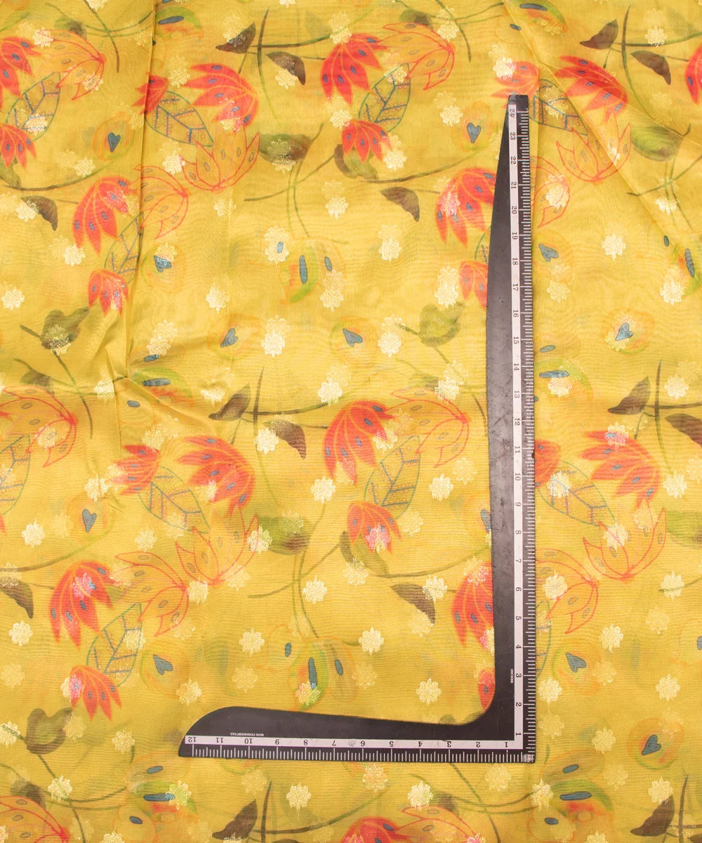 Buy Printed Tissue Silk Fabric