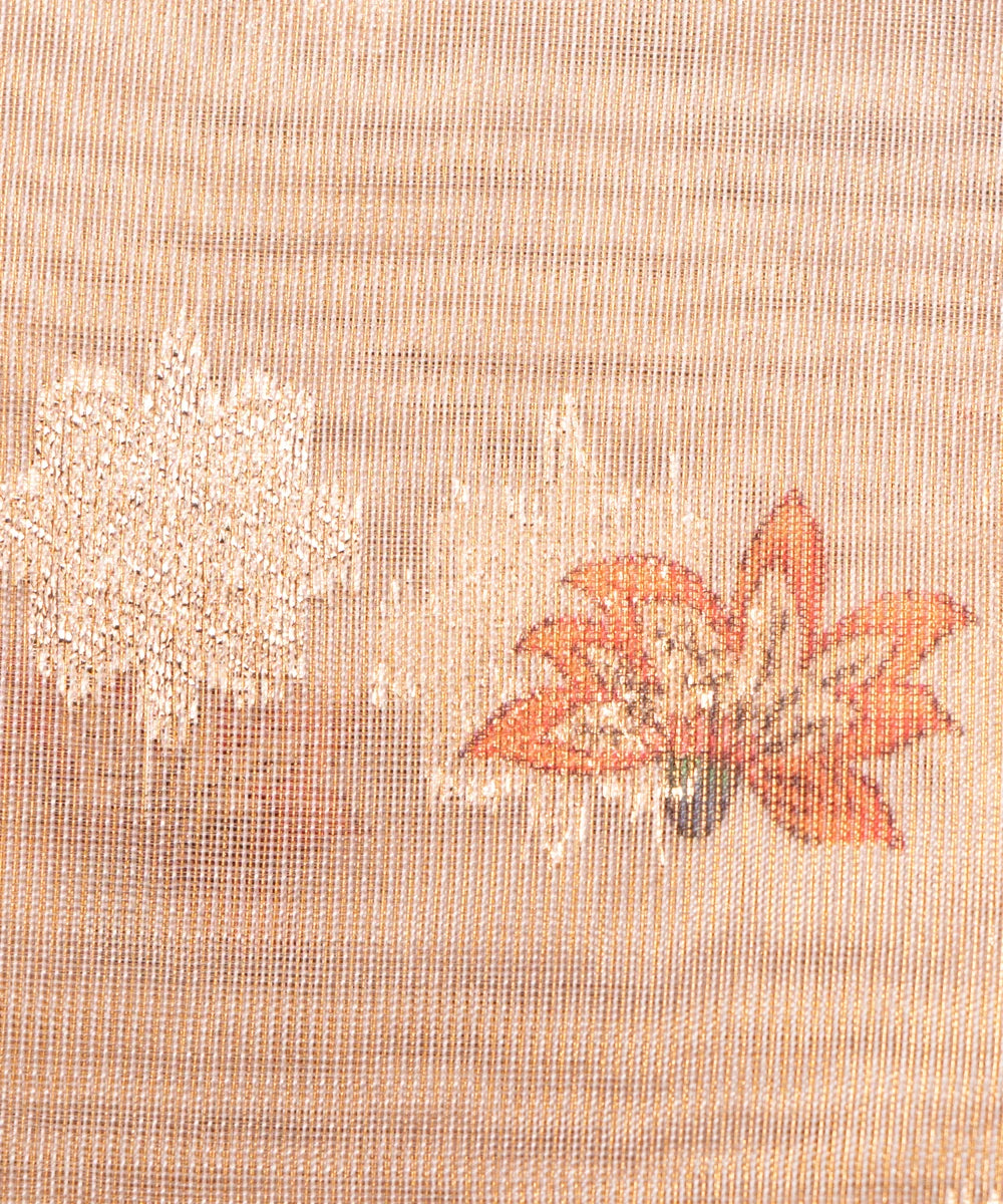 Buy Printed Tissue Silk Fabric