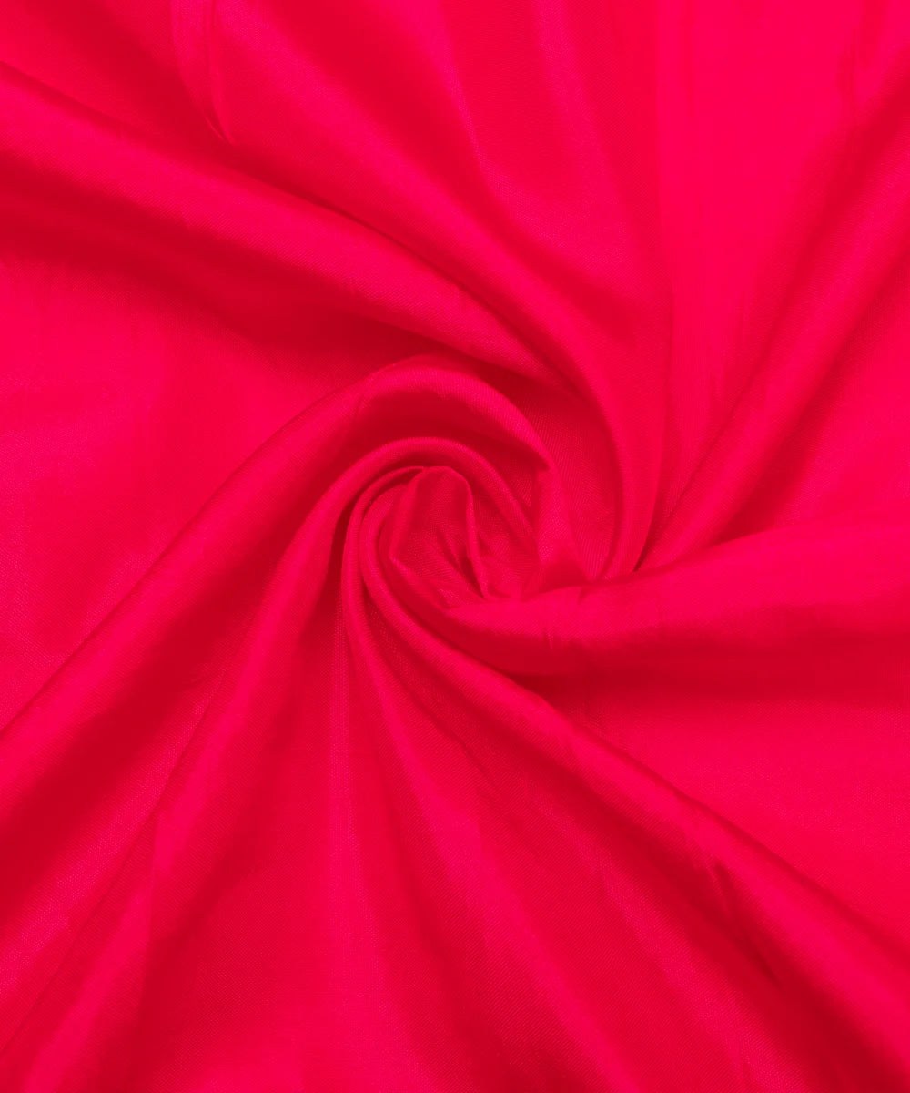 Fuchsia Plain Uppada Silk Fabric